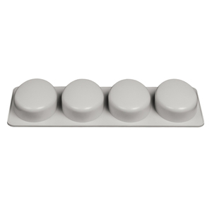 4-cavity <b>silicone</b> soap mold can be customized oval-shaped soaps, suitable for home bathroom DIY crafts and candle making - Product Image 6