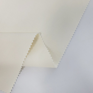 Chất Lượng Cao 330gsm 160Cm Không Có Đàn Hồi Và Thoáng Khí 67% Polyester 33% <span class=keywords><strong>Cotton</strong></span> Scuba Vải Cho Quần Áo - Product Image 2