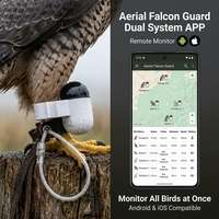 Traceur GPS compact et réglable pour bagues de pigeon, avec fixation sans outil et corps fin, idéal pour les éleveurs de colombiers