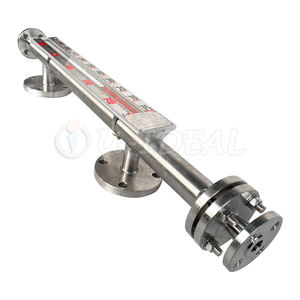 مقياس مستوى السائل الصناعي بالوعاء العائم 4-20 مللي أمبير، مقياس مستوى السائل عالي الضغط، زجاج رؤية للمرجل، مادة ستانلس ستيل 0.1% - Product Image 2