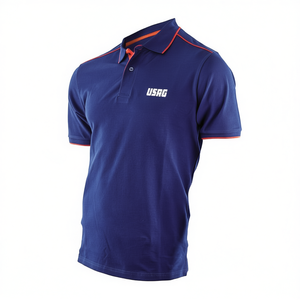 Polo para Mujer Azul Marino Manga Corta con Logotipo USRG Corte Deportivo - Product Image 2