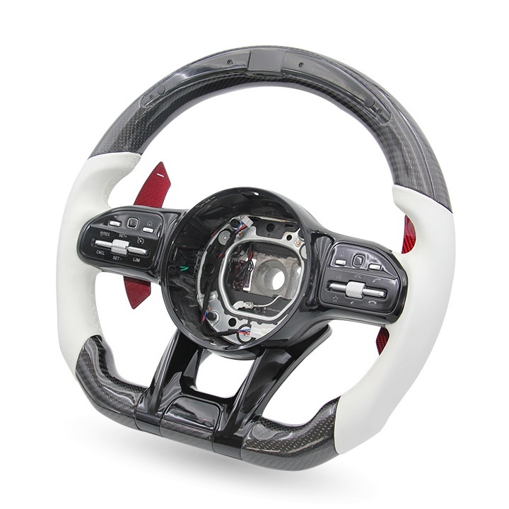 Custom Carbon Fiber LED Steering Wheel (Mercedes-Benz Fitment), photo 3