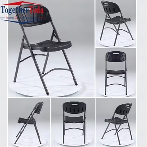 Chaise en plastique pliante extérieure portable de conception simple en gros pour le <span class=keywords><strong>salon</strong></span> intérieur salle à manger loisirs hôtel fête de mariage événements - Product Image 5