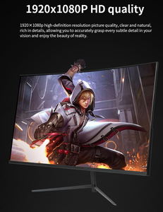 จอมอนิเตอร์สำหรับเล่นเกมขนาด27นิ้ว165hz สำหรับเล่นเกมหน้าจอโค้งวา1ms เดสก์ท็อปคอมพิวเตอร์แอลซีดี165Hz - Product Image 6