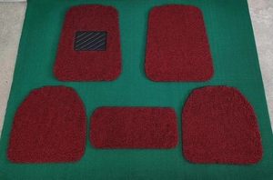 Tapis de bobine en PVC <span class=keywords><strong>double</strong></span> couleurs tapis utilisé pour les voitures <span class=keywords><strong>pied</strong></span>/Offre Spéciale tapis de sol de voiture en bobine de PVC - Product Image 3