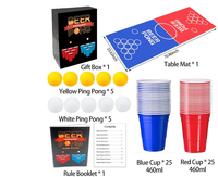 Tapis de table Beer Pong avec jeux de boisson pour adultes, jeu de fête