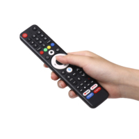 Télécommande infrarouge 47 touches pour téléviseur avec commande vocale, piles AAA, portée de 10 m - Entièrement personnalisable pour appareils électroménagers