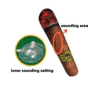 Fabrika toptan köpek oyuncak puro çiğnemek komik gıcırtılı doğum günü hediyeleri sigara medium peluş orta büyük yavru için - Product Image 3