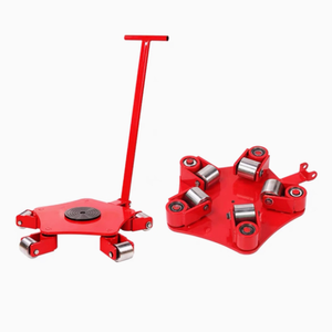 360 độ 15t phổ Tank Heavy-Duty mặt đất cao su bánh xe thép mover ròng rọc - Product Image 2