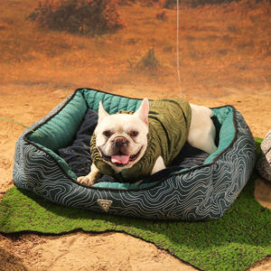 2024 Nieuwe Producten Eco Dierenbed Milieuvriendelijk Quiltlijn Hondenbed Gemaakt Van Gerecyclede Waterflessen - Product Image 6