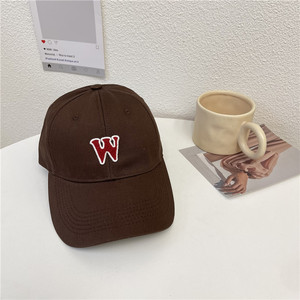 Nouvelles casquettes de baseball d'hiver pour femmes, grande taille, effet amincissant sur le visage, broderie lettre, tendance, look sans maquillage - Product Image 1