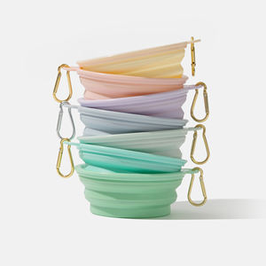Tazón Portátil Plegable de Silicona Sólida, Ecológico, Resistente al Agua, Fácil de Limpiar y Guardar, para Perros - Product Image 3