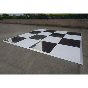 1x1m outdoor party dance floor portable glossy wood dance floor - Product Image 5