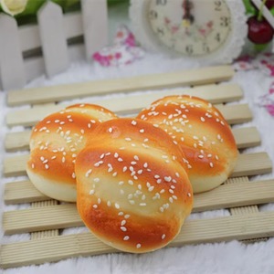 Mina Soft Steamed Bun Squishy <b>Toy</b> Sesame Topped Dessert Style Stress Relief Squeeze <b>Toy</b> for Office <b>Desk</b> Home Decor - Product Image 1