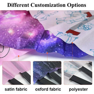 Expédition rapide, en stock, nouveaux motifs, impression personnalisée, éventails pliants de 13 pouces, grands, pliables, à claquement, pour la danse en ligne - Product Image 4