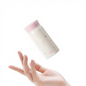 Gobelet à eau portable mini mignon haut de gamme en acier inoxydable pour hommes et femmes étudiants Design de rouge à lèvres tendance - Product Image 1