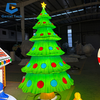 Schlüsselfertiges Weihnachtsbeleuchtungspark-Projekt Baum-Laternen-Show Feiertagsdekoration Festival-Seidenlaterne für Zoo und Park