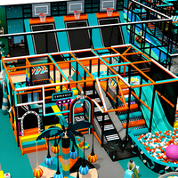 Aire de jeux professionnelle pour enfants, équipement de trampoline populaire unisexe pour enfants, équipement de jeux souples, aires de jeux intérieures pour enfants