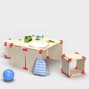 Conector de Muebles Desmontable de Nylon Reforzado Moderno con Bisagra de 90 Grados, Junta Estructural para Bricolaje en Madera - Product Image 4
