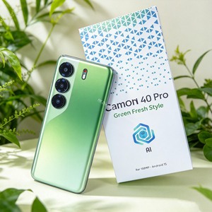 Teléfono con Pantalla Curva de Alta Frecuencia de Actualización, Smartphone Delgado para Ver Películas, Smartphone de Alta Frecuencia de Actualización, Camon 40 Pro 5G - Product Image 2