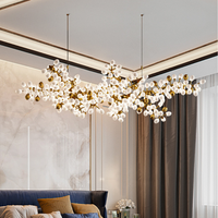 Lustre moderne de luxe pour hall d'hôtel, villa, avec décoration en forme de raisin, luminaire suspendu pour table à manger, idéal pour la décoration de mariage