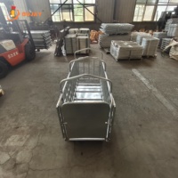 Chariot utilitaire pour élevage porcin, chariot de transport de porcelets, équipement de distribution d'aliments pour porcs, fournisseur direct d'élevages de bétail