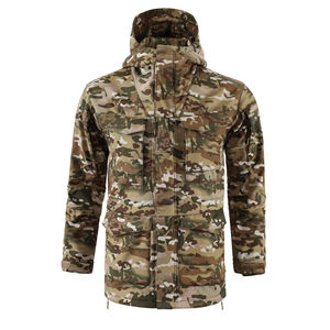 Couleur verte ESDY nouveaux hommes tactique Softshell veste chasse en plein air imperméable manteau polaire coupe-vent - Product Image 4