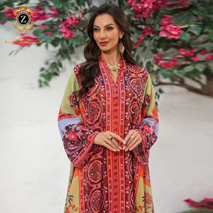 Vestido Musulmán para Mujer Zaynab, Túnica Emmes, Abaya de Alta Calidad, Nueva <span class=keywords><strong>Moda</strong></span> Árabe, Últimos Diseños de Burka, Abaya para Ramadán - Product Image 4