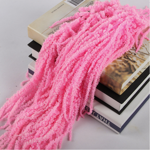 Tallos de <span class=keywords><strong>Amaranto</strong></span> Preservados al por Mayor, Flores de Borla Rojas/Moradas de Larga Duración, Decoración de Paredes, Centros de Mesa, 100 cm, Día de San Valentín - Product Image 3