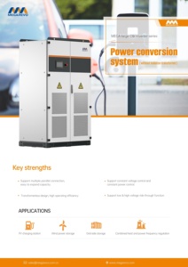 Convertisseur hybride Megarevo Mega00500 500 kW triphasé avec stockage d'énergie bidirectionnel et isolation par transformateur - Product Image 4