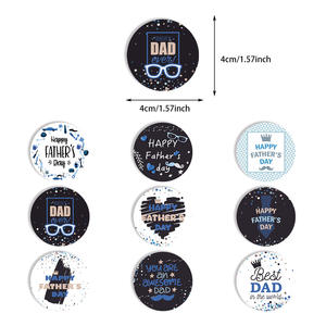 Autocollants et cartes postales décoratifs adhésifs en forme de cœur pour lunettes non toxiques réutilisables 3D-Idée <span class=keywords><strong>cadeau</strong></span> fête des pères pour <span class=keywords><strong>papa</strong></span> - Product Image 1