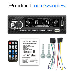 Autoradio ISO haute puissance T1789 1 DIN récepteur USB TF Aux Audio lecteur MP3 avec 7 couleurs éclairage écran tactile <span class=keywords><strong>Pioneer</strong></span> - Product Image 6