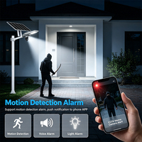 Kamera Keamanan PTZ Tenaga Surya 6MP V380 Pro dengan Visi Malam, Deteksi Gerakan, dan Fungsi Lampu Jalan