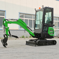 Mini-excavatrice sur chenilles Briggs & Stratton, 1,8 tonne, 2 tonnes, mini-pelle agricole, livraison gratuite, nouveau prix d'usine en Chine, vente