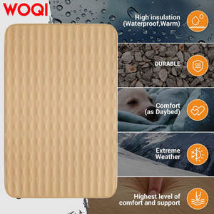 WOQI Tapis <span class=keywords><strong>de</strong></span> couchage imperméable ultra-épais en polyester TPU 3kg léger pour <span class=keywords><strong>2</strong></span> <span class=keywords><strong>personnes</strong></span> en plein air - Product Image 4