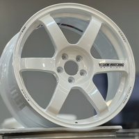 عجلات ألياف الألمنيوم المخصصة JDM 6061-T6 مقاس 5x114.3 5x100 5x120 5x112 طراز Te37 لسيارات سوبرا A90 وBMW F80 M3، مقاسات 18 و19 و20 و21 بوصة، جنوط ذهبية