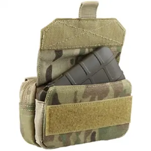 Blue tac High Quality Black Nylon Tactical Duty Cuff Case Double tactical pouch