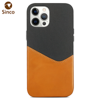 Étui de téléphone sans portefeuille en cuir avec doublure en microfibre, fentes pour cartes, anti-chute, OEM pour iPhone 15 16 17 18 Pro Max