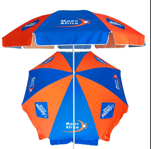 Parasol de plage Coca-Cola promotionnel en polyester, <span class=keywords><strong>grand</strong></span> format, diamètre ouvert 200 cm, imprimé sur mesure, prix usine - Product Image 5