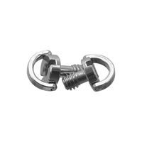 Plaque de fixation rapide Daryoo Quarter-Head D-Ring à vis manuelle, accessoire essentiel pour trépied d'appareil photo reflex numérique
