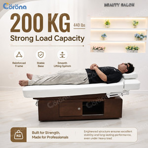 Lit <span class=keywords><strong>de</strong></span> beauté électrique réglable à 4 moteurs pour usage commercial en spa et <span class=keywords><strong>salon</strong></span>, avec chauffage - Product Image 6
