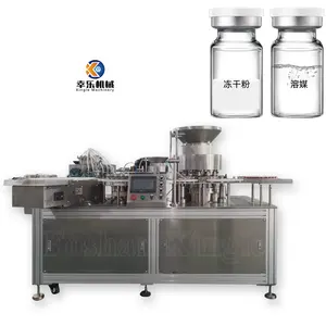 Essential Oil Vial Bottle Ampoule Vials Liquid Automatic Loose Production Line Powder Filling Capping Machine