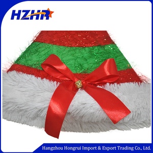 Chapeau d'elfe <span class=keywords><strong>de</strong></span> Noël fou et laid rayé vert rouge personnalisé - Product Image 6