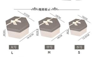 Groothandel lint versierd kartonnen dozen voor gift - Product Image 5