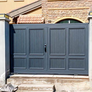 Portes en alliage <span class=keywords><strong>d</strong></span>'aluminium personnalisées, portes en acier, portes extérieures durables et résistantes aux ouragans pour les maisons - Product Image 6