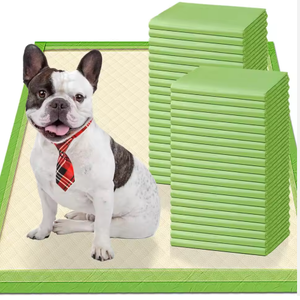 100PCS/<b>BAG</b> Disposable 6 Layer Absorbent Quick Drying Leak-proof Puppy Pads Dog <b>Pee</b> Training Pad - Product Image 1