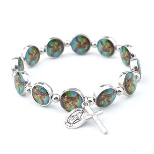 Pulseras <span class=keywords><strong>de</strong></span> Medalla <span class=keywords><strong>de</strong></span> la <span class=keywords><strong>Virgen</strong></span> María Católica, Cuentas <span class=keywords><strong>de</strong></span> Medalla <span class=keywords><strong>de</strong></span> San Charbel, Pulsera Elástica, Santos <span class=keywords><strong>de</strong></span> la Misericordia, Jesús, Pulseras <span class=keywords><strong>de</strong></span> Metal <span class=keywords><strong>de</strong></span> <span class=keywords><strong>Guadalupe</strong></span> - Product Image 1