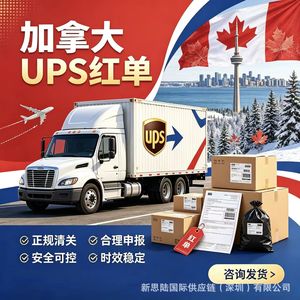 XSL Canada Ups Red Label Air Express International Logistics Service de livraison porte-à-porte de marchandises générales d'origine chinoise - Product Image 3