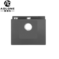 Évier de cuisine encastré simple en acier inoxydable noir brossé nano, fait main, petite taille, design moderne, prix d'usine