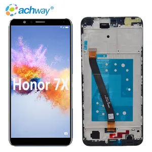 批发Lcd显示屏，用于华为Honor 7x手机触摸屏更换honor 7x数字化仪